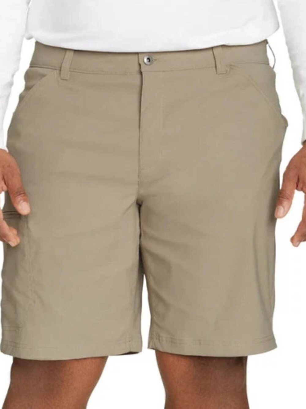 NEW Men's Eddie Bauer Rainier Tech Shorts Sz 30-36 Beige,blue,Dark Grey- Hiking